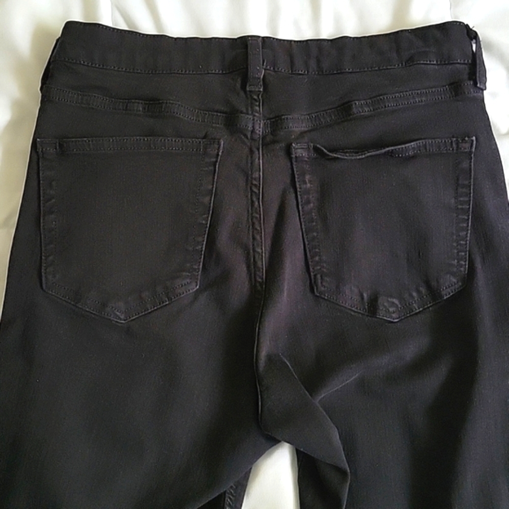 Topshop Black High Rise Jaime Skinny Jeans Size 30 Petite - Picture 4 of 4